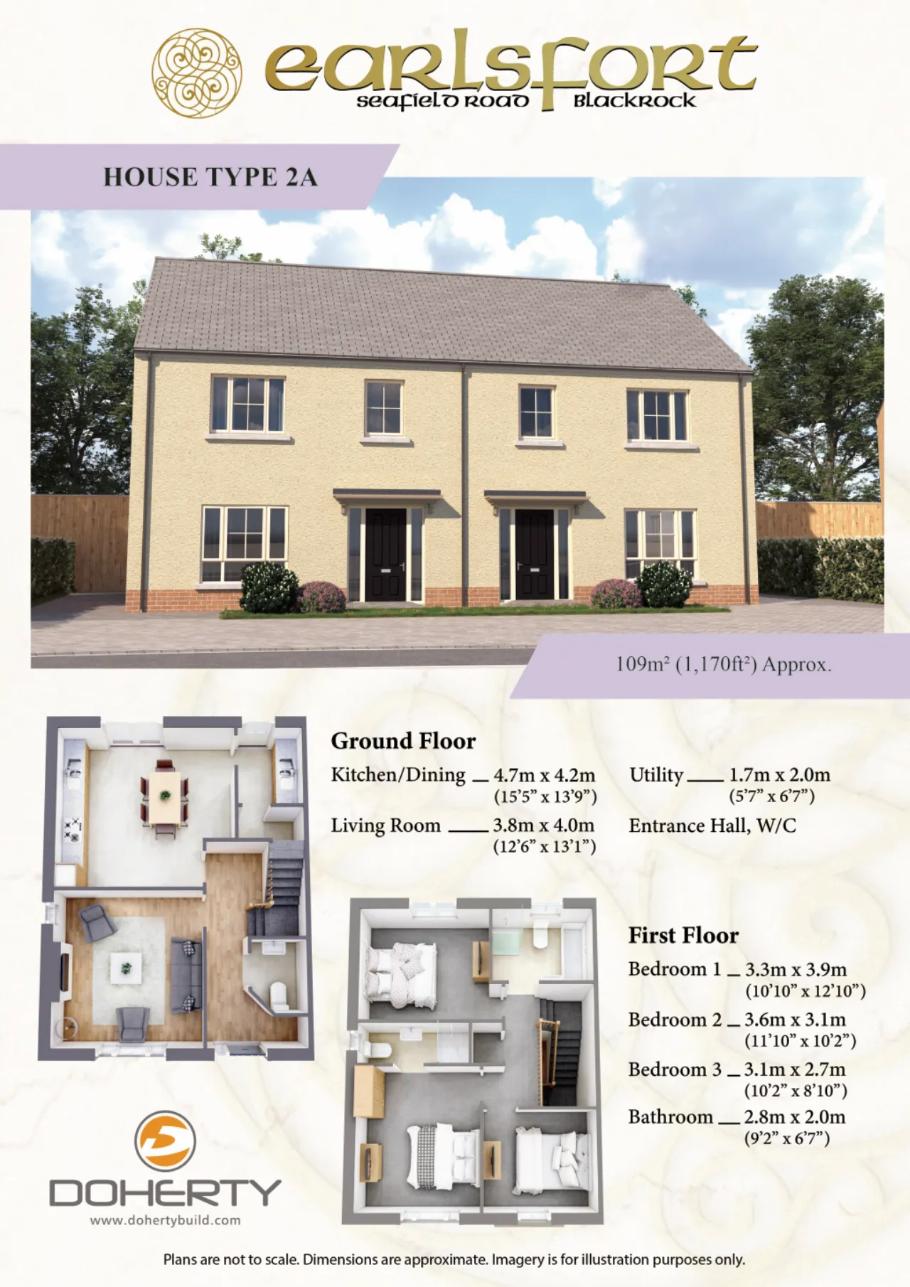 Photo of 3 Bed Semi - House Type 2A, Earlsfort, Seafield Road, Blackrock, Co. Louth, A91 N70H