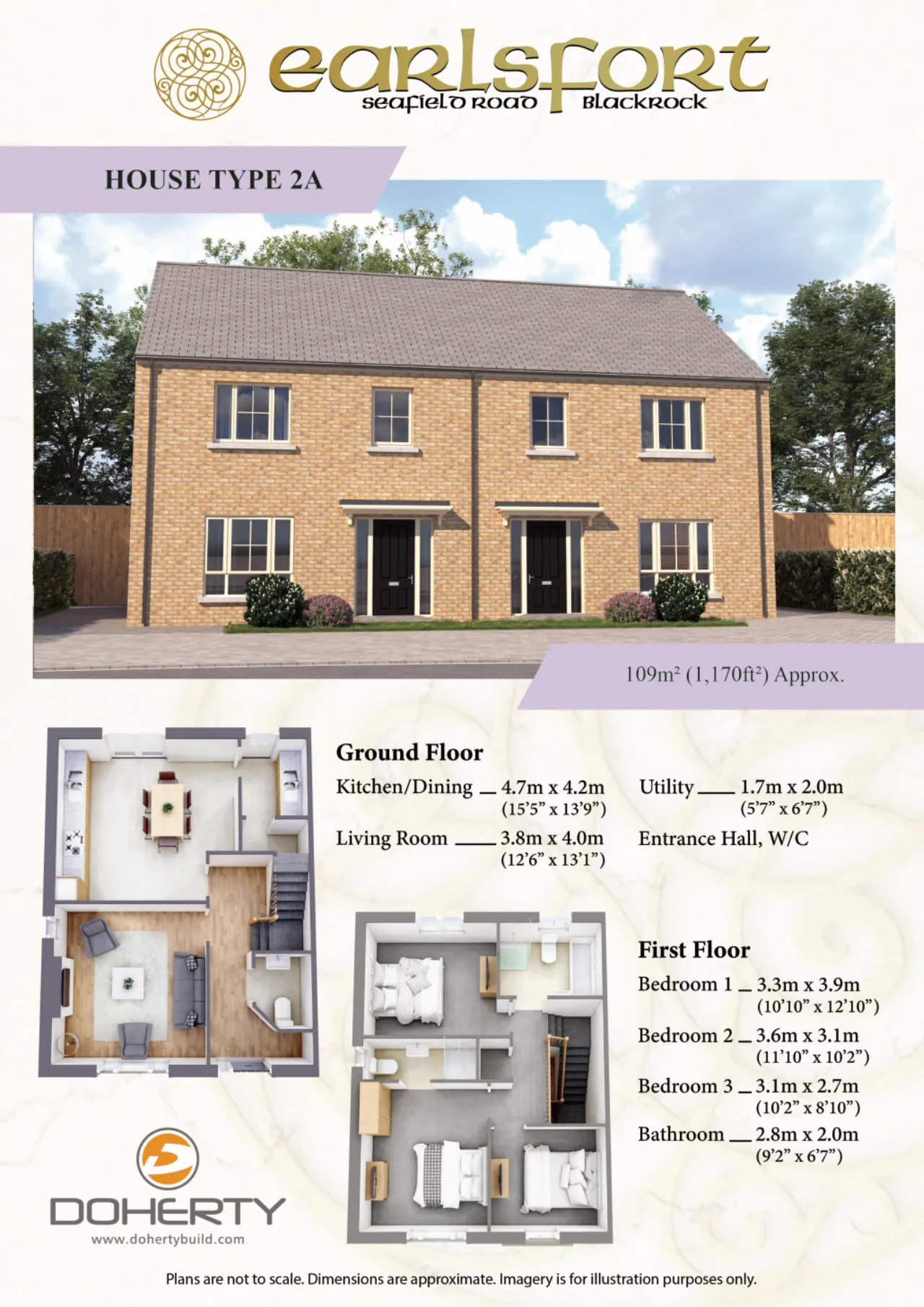 Photo of 3 Bed Semi - House Type 2A, Earlsfort, Seafield Road, Blackrock, Co. Louth, A91 N70H