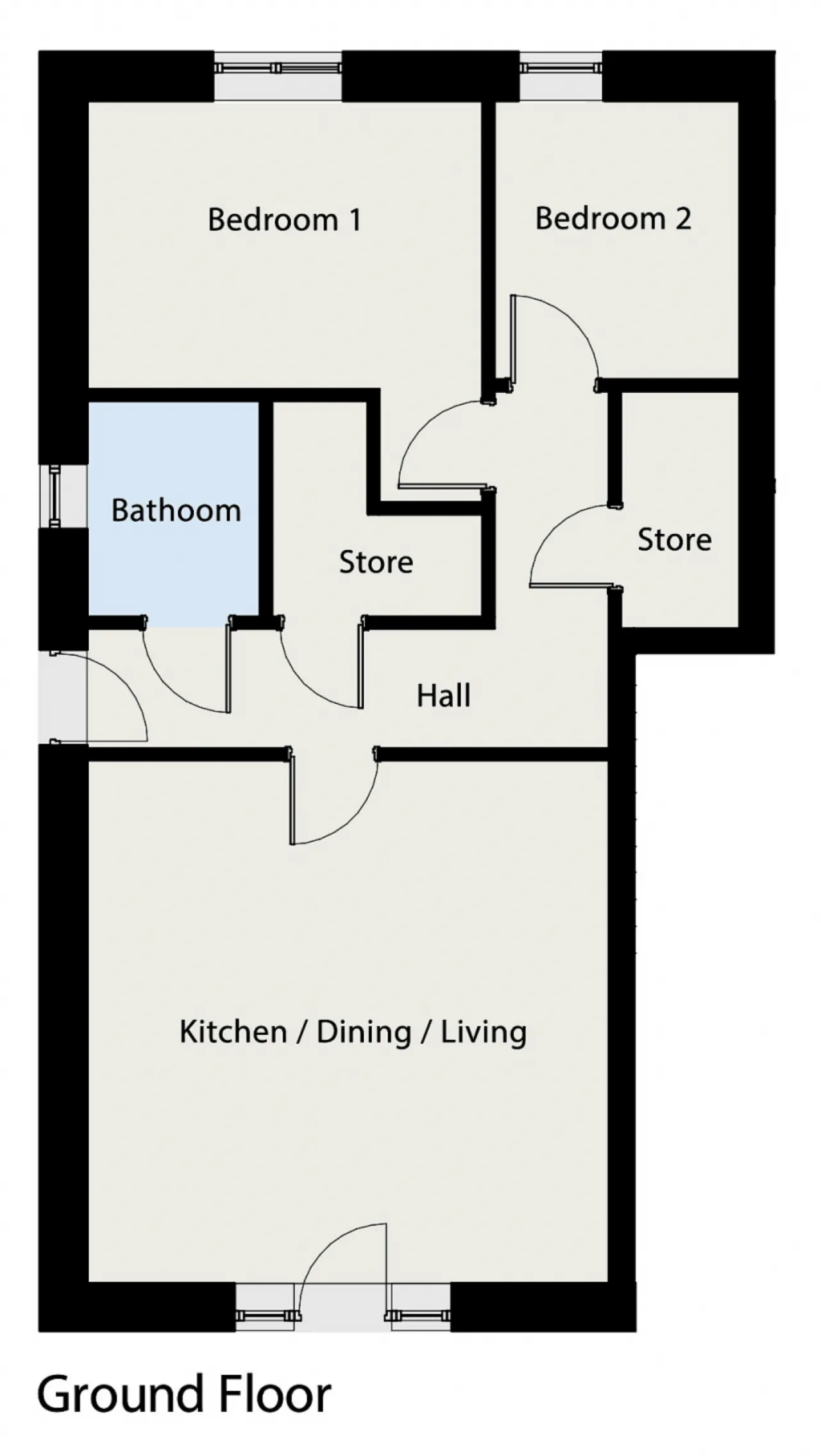 Photo of N Type - 2 Bed Maisonette, Oak Church, Kildare, Co. Kildare