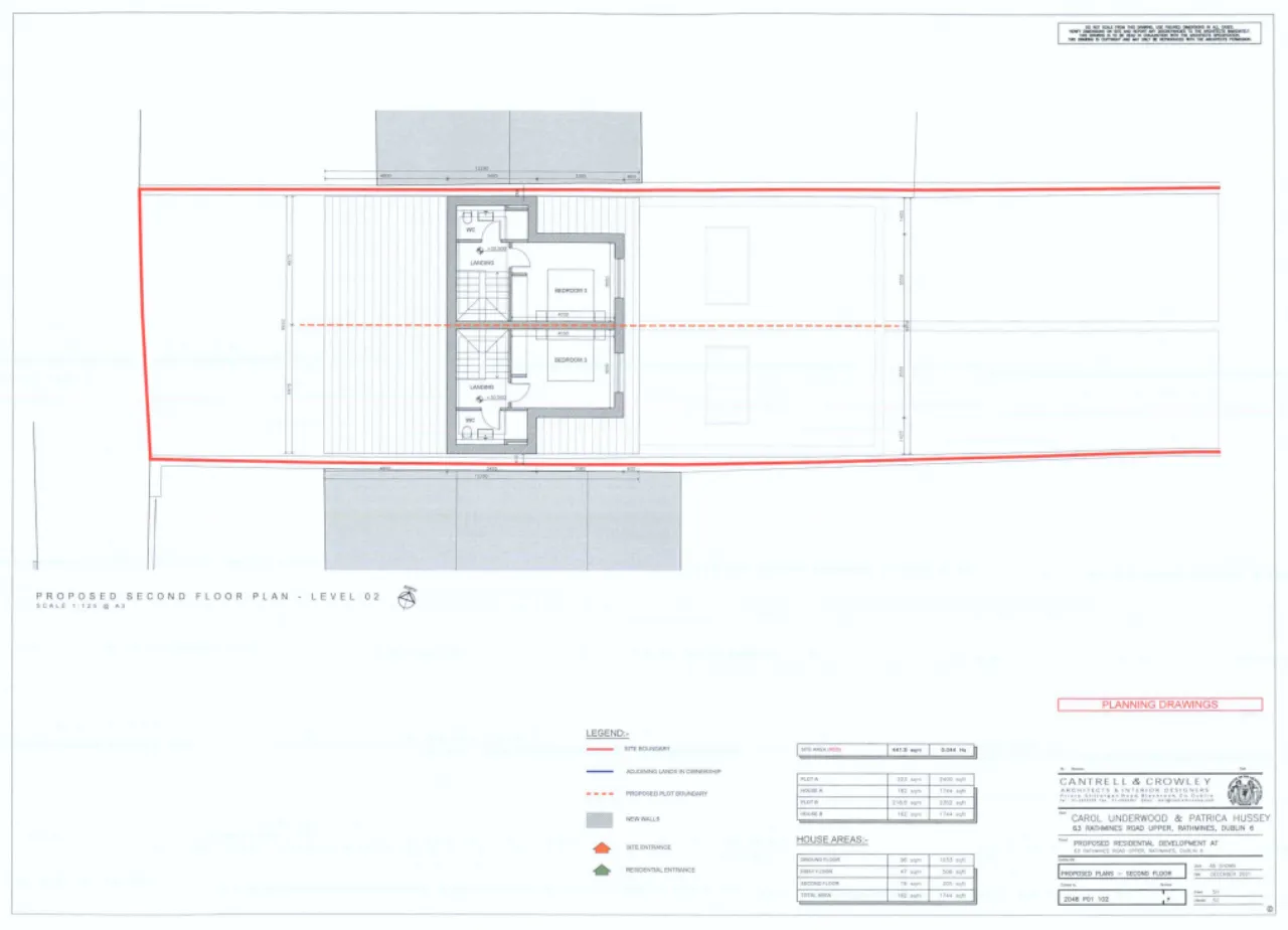 Photo of Site With FPP - Rear Of 63 Rathmines Road Upper, Stone Mews Lane, Rathmines, Dublin 6, D06 A9C1